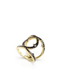 Sylva & Cie | Black Coco Ring | Lyst