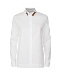 Dorothee Schumacher - White Elite Objects Embellished Blouse - Lyst