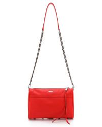 Rebecca Minkoff | Red Mac Shoulder Bag | Lyst