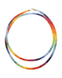 Peppercotton Orange Rainbow Necklace