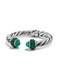 David Yurman | Green Osetra Bracelet | Lyst