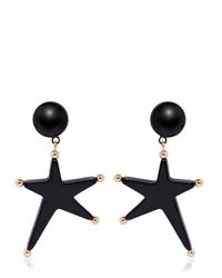 Marni | Metallic Stars Perspex Earrings | Lyst