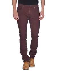 Ports 1961 Red Casual Trouser for men