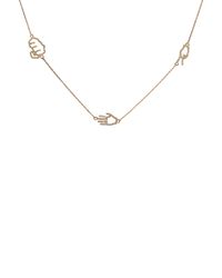 Khai Khai | Metallic Rock Paper Scissor Necklace | Lyst