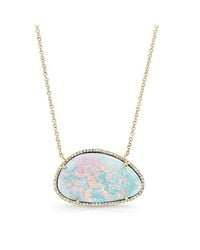 Anne Sisteron | Multicolor 14kt Yellow Gold Perfect Opal Necklace | Lyst