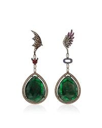 Wendy Yue | Green Angel and Devil Earrings | Lyst