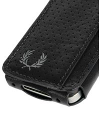Fred Perry Perforated Iphone Case in Black for Men - Lyst