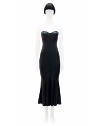 Norma Kamali | Black Corset Dress | Lyst
