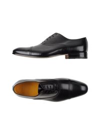 Doucal's Black Lace-up Shoes for men