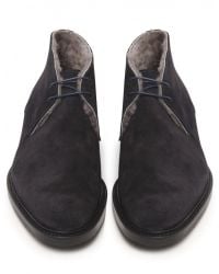 shearling lined chukka boots