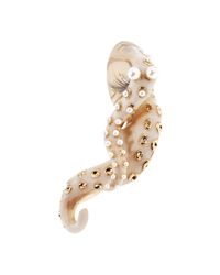 Mary Katrantzou | Metallic Octafish Earrings Nude | Lyst