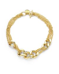 1AR By Unoaerre | Metallic Diamond Dust Necklace | Lyst