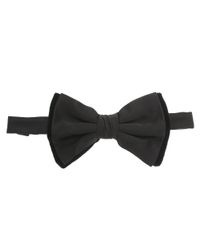 DSquared² - Black Velvet And Satin Bow Tie for Men - Lyst