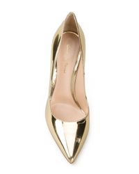 Gianvito Rossi Metallic Gold Pumps