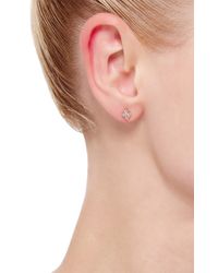 Diane Kordas | Metallic Rose Gold And Diamond Single Chevron Ear Jacket | Lyst