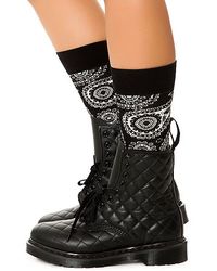 Happy Socks Black The Paisley Sock