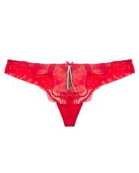 Elle Macpherson | Red French Flavour Thong | Lyst