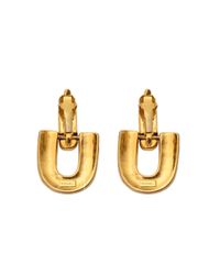 Rarities - Natural Cream Trifari Earrings - Lyst