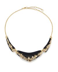Alexis Bittar | Metallic Imperial Lucite & Crystal Sectioned Bib Necklace | Lyst