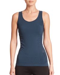 Elie Tahari | Green Neelia Side-detail Sport Tank | Lyst