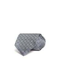 Armani | Gray Woven Jacquard Classic Tie for Men | Lyst