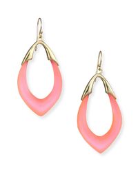 Alexis Bittar | Pink Desert Jasmine Lucite Orbit Link Drop Earrings | Lyst