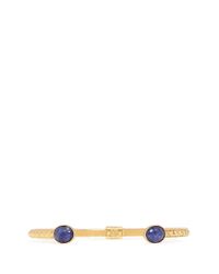 Ela Stone | Blue 'simone' Oval Stone Stud Cuff | Lyst