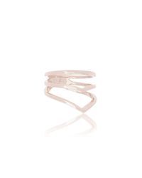 Arme De L'Amour | Pink Chevron Knuckle Ring | Lyst