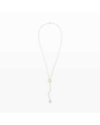 Club Monaco | Metallic Campbell Honey Lariat Necklace | Lyst