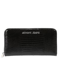 Armani Jeans | Black Wallet | Lyst