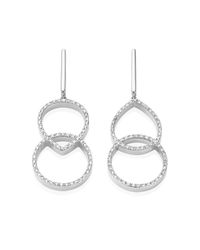 Monica Vinader | Metallic Diva Kiss Open Cocktail Earrings | Lyst