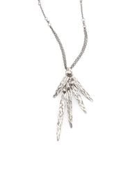 Chan Luu | Metallic Sterling Silver Spray Pendant Necklace | Lyst
