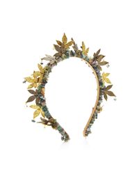 Masterpeace | Brown Maple Leaf Headband | Lyst