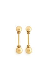 Lanvin | Metallic Drop Metal Ball Clip Earrings | Lyst