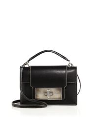 Marc Jacobs | Black Mischief Topstitched Leather Satchel | Lyst