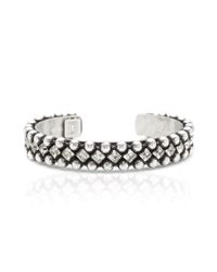 DANNIJO | Metallic Doris Silver-Plated Cuff | Lyst