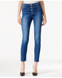 guess button fly jeans