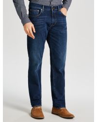 GANT Denim Tyler Straight Jeans in Dark Blue (Blue) for Men - Lyst