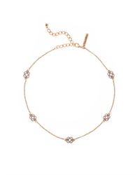 Oscar de la Renta | Metallic Pavé Mosaico Necklace | Lyst