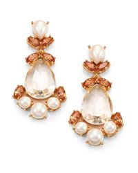 kate spade new york | Metallic Kate Spade Earrings Chandelier Earrings | Lyst
