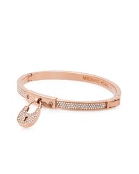 Michael Kors - Pink Chains & Elements Metal Bangle W/crystals - Lyst