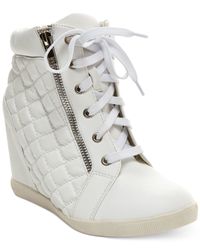 madden girl quilted sneakers