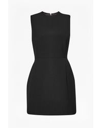 French Connection | Black Sundae Structured Sheath Dress | Lyst
