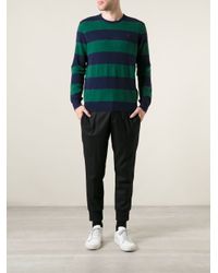 Green and blue sweater Clearance