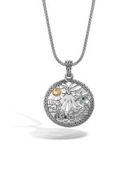 John Hardy | Metallic Legends Naga Heritage Round (dia 40mm) Pendant | Lyst