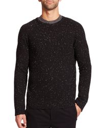 VINCE | Black Wool-blend Sweater for Men | Lyst