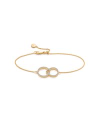 Monica Vinader | Metallic Naida Kiss Open Bracelet | Lyst