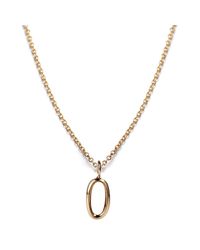 Lulu Frost | Metallic Code Number 14kt #0 Necklace | Lyst