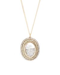 Renee Lewis | One Of A Kind Natural Pearl and White Diamond Shake Necklace | Lyst