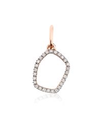 Monica Vinader | Pink Riva Mini Hoop Pendant | Lyst